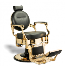 MCKINLEY BARBER CHAIR (BLACK/GOLD) BY BERKELEY