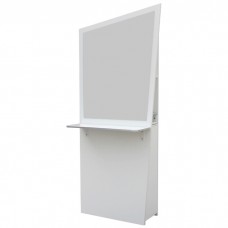 ZOE SINGLE SIDED STYLING STATION (WHITE) BY BERKELEY