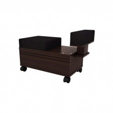 BERKELEY PEDICURE CART WITH FOOTREST BY MAYAKOBA