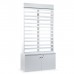 NOVA I POLISH & POWDER RACK W/CABINET (DOUBLE-SIDED) BY MK