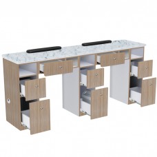 NOVA II DOUBLE MANICURE TABLE BY MAYAKOBA