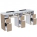 NOVA II DOUBLE MANICURE TABLE (WITH EXHAUST) BY MAYAKOBA