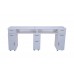 MILAN DOUBLE MANICURE TABLE (ASH GREY) BY MAYAKOBA