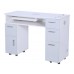 MILAN MANICURE TABLE WITH VENT PIPE (ASH GREY) BY MAYAKOBA