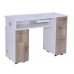 MILAN MANICURE TABLE W/ VENT PIPE (LIGHT WOOD) BY MAYAKOBA