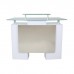 GLASGLOW I RECEPTION TABLE (WHITE) BY MAYAKOBA